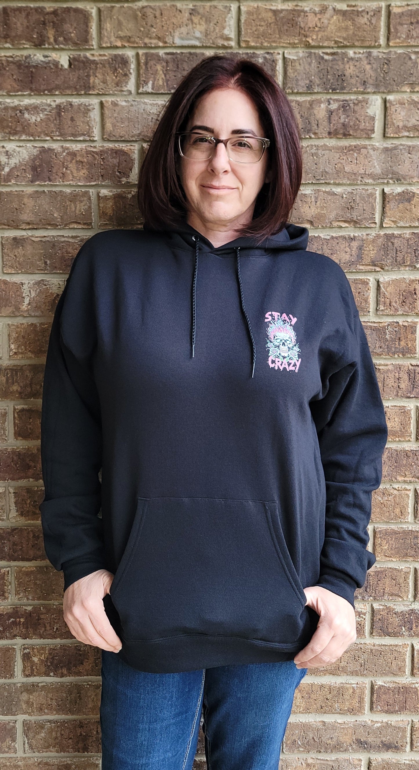 "STAY CRAZY" Unisex Pullover Hoodie (CLEARANCE SALE)