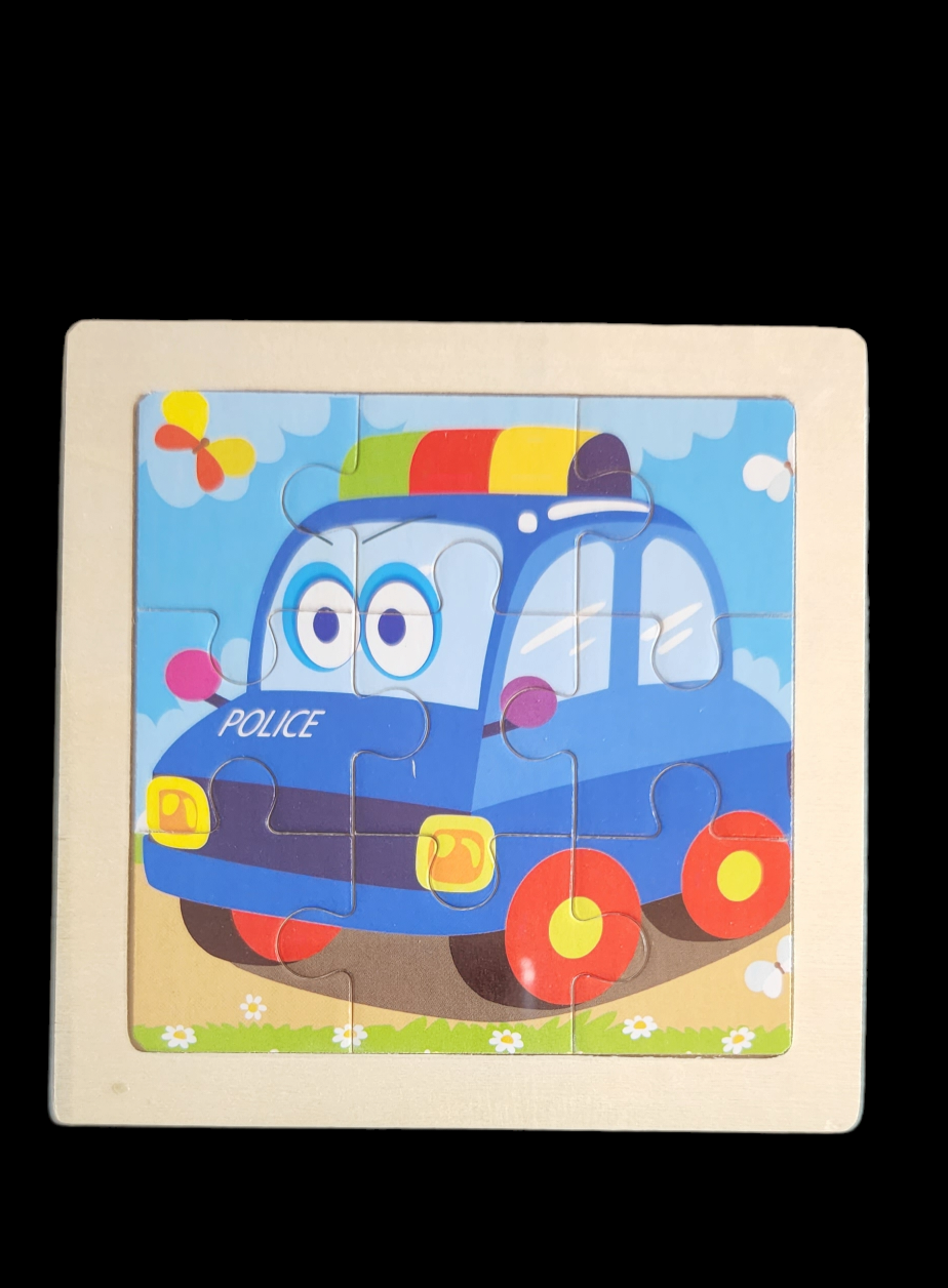 4x4 9pc Kids Wooden Puzzles