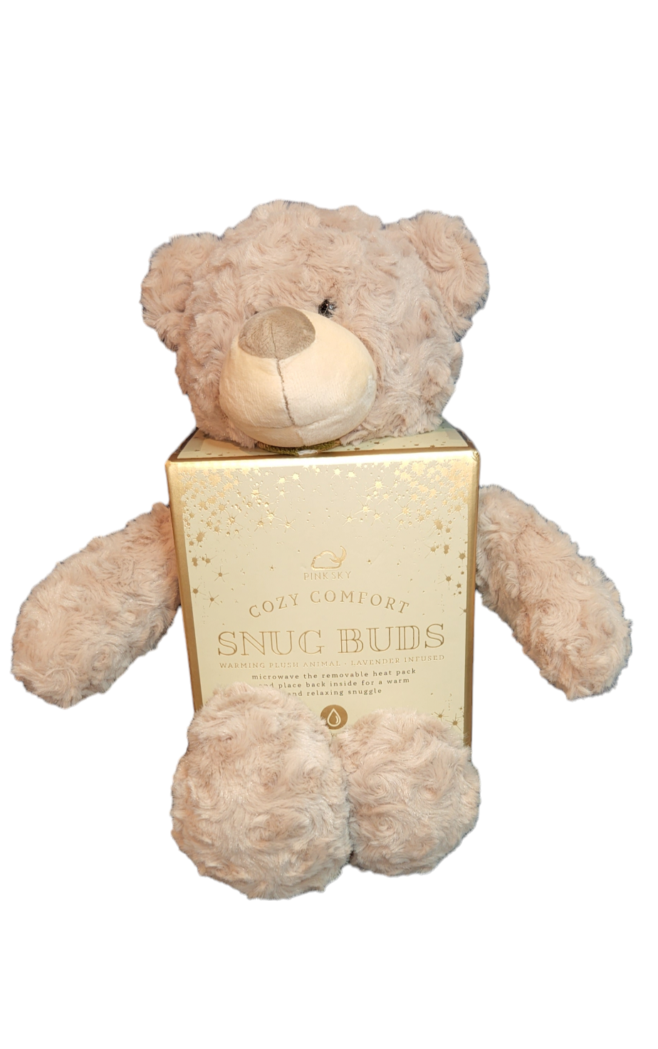 Pink Sky Plush Bear Hot/Cold Therapy