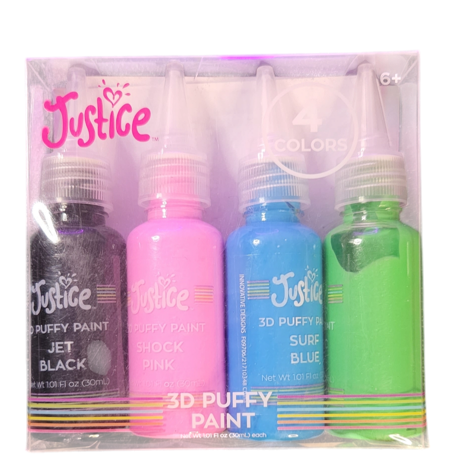 Justice Puffy Paint (12 total)