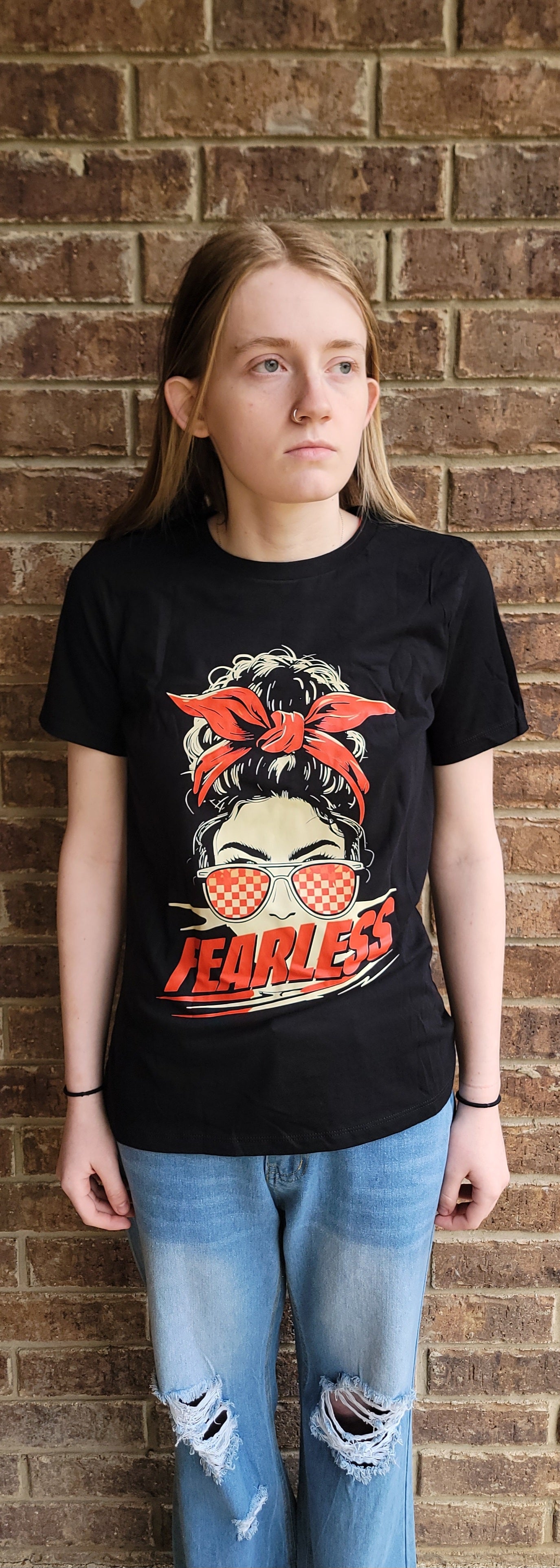 "FEARLESS" Women's Relaxed Jersey T-Shirt (CLEARANCE SALE)