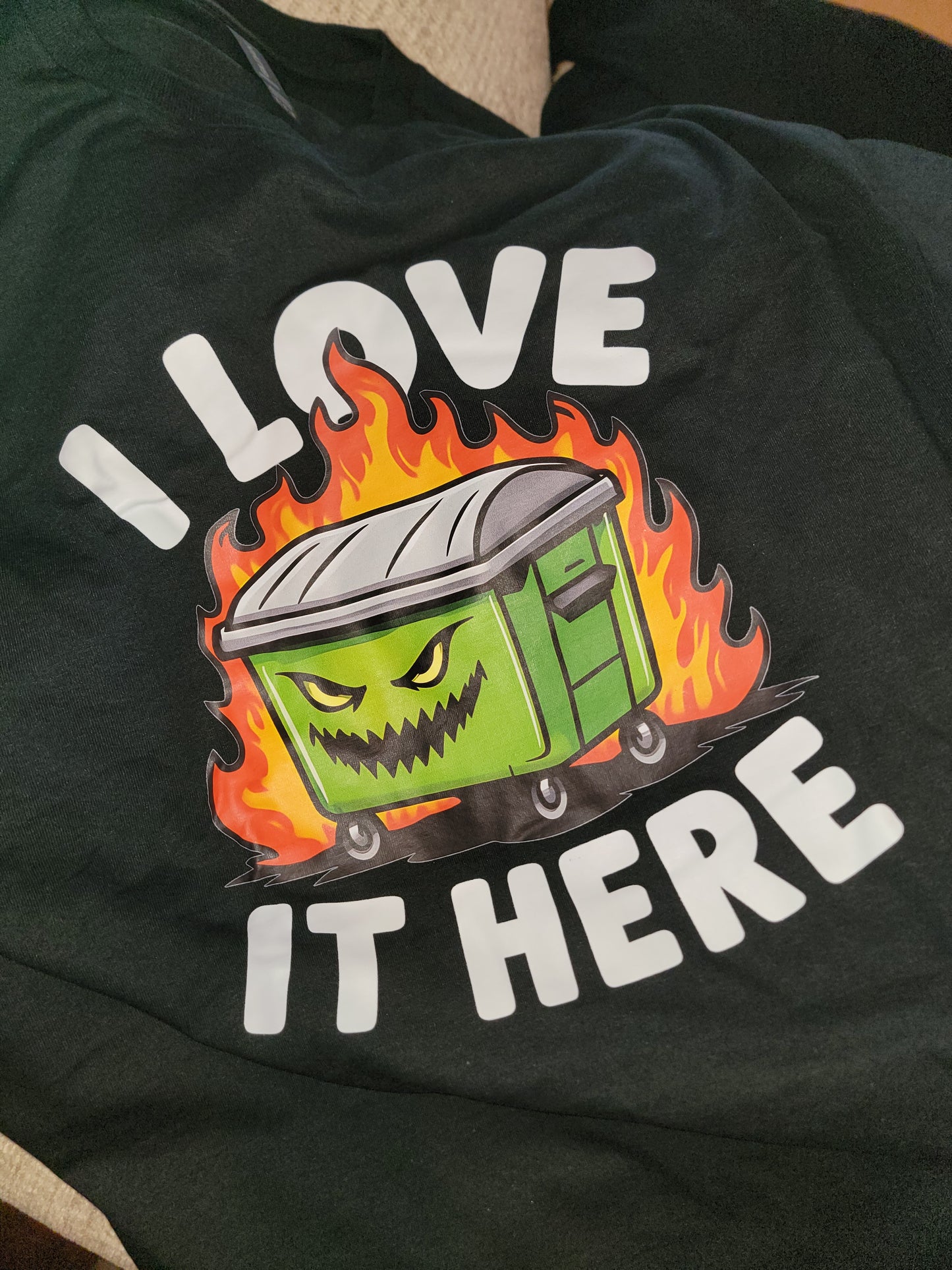 "I LOVE IT HERE" Unisex Crewneck T-Shirt (CLEARANCE SALE)