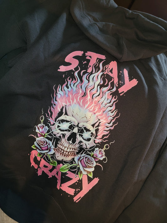 "STAY CRAZY" Unisex Pullover Hoodie (CLEARANCE SALE)