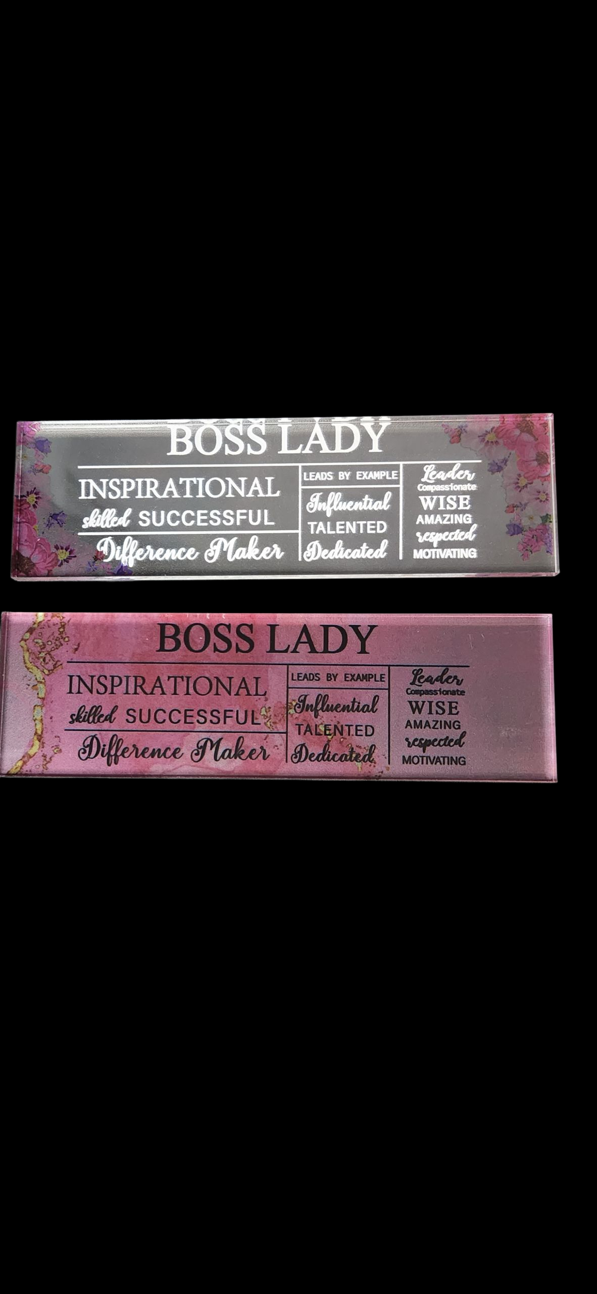 Boss Lady Motivational Quotes Paperweight