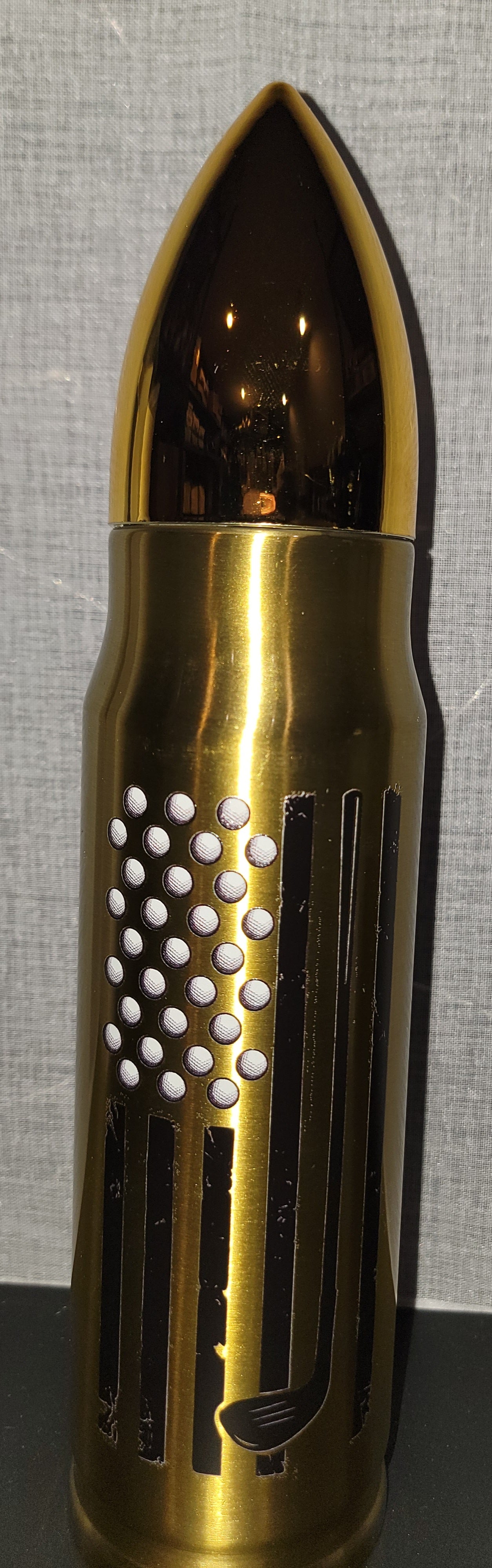 "World's Okayest Golfer" Bullet Thermos