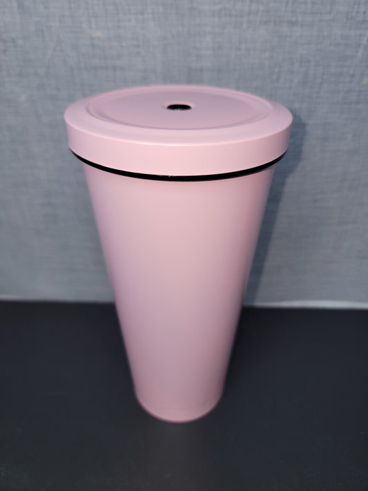 Pink Stainless Steel Tumbler