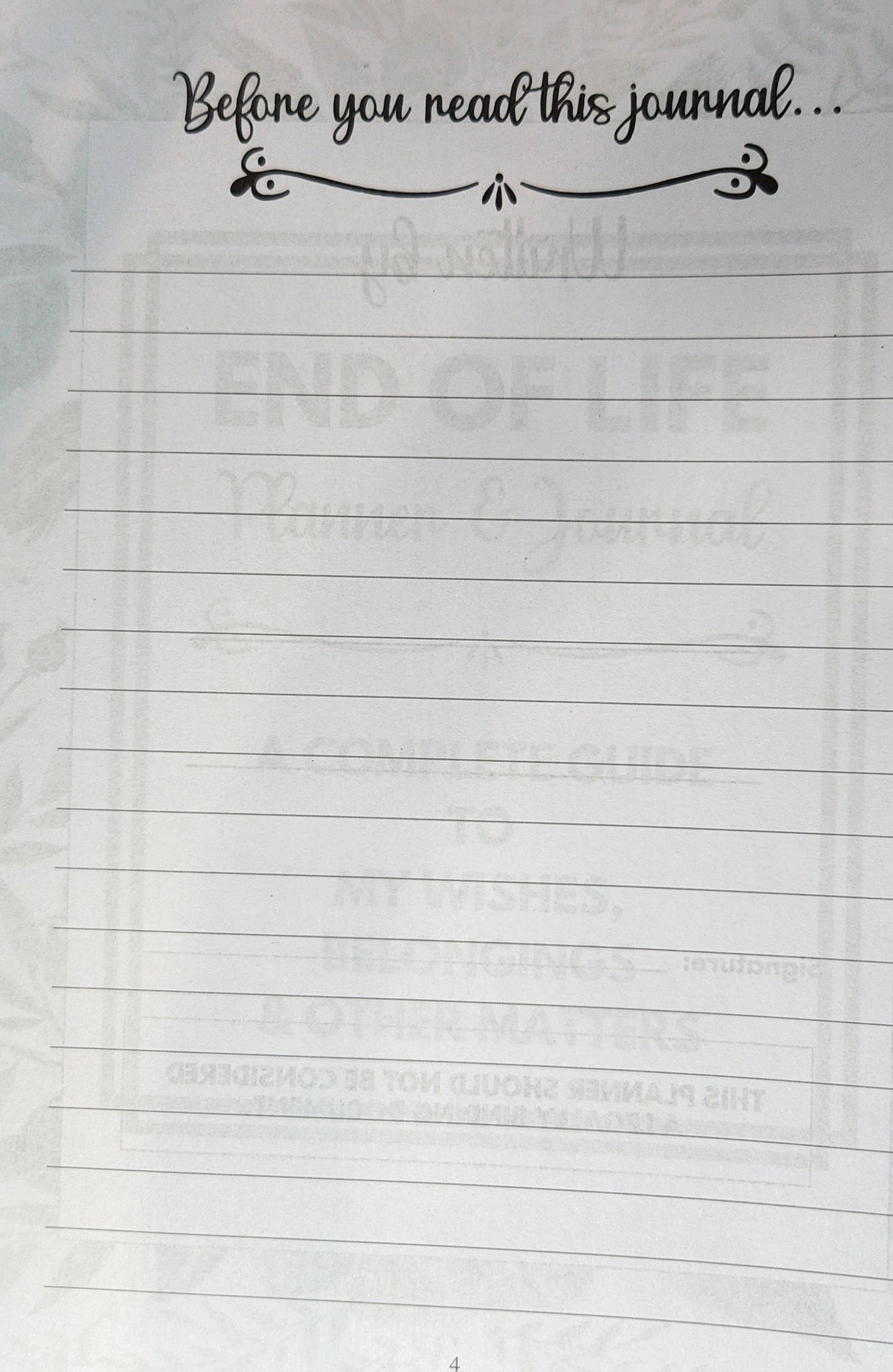 Sorry, it's Your Problem Now - End of life planner