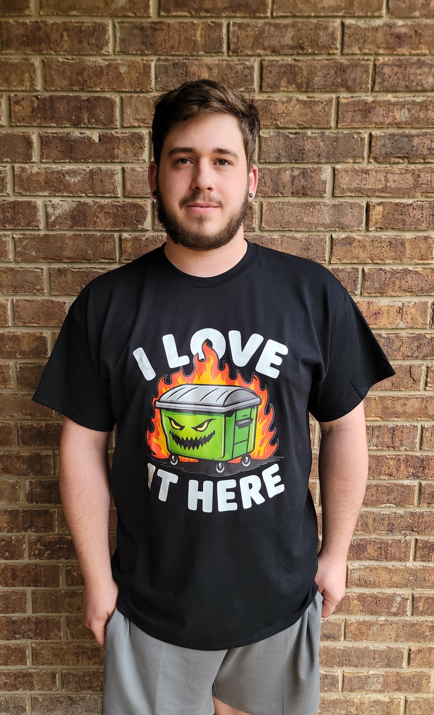 "I LOVE IT HERE" Unisex Crewneck T-Shirt (CLEARANCE SALE)