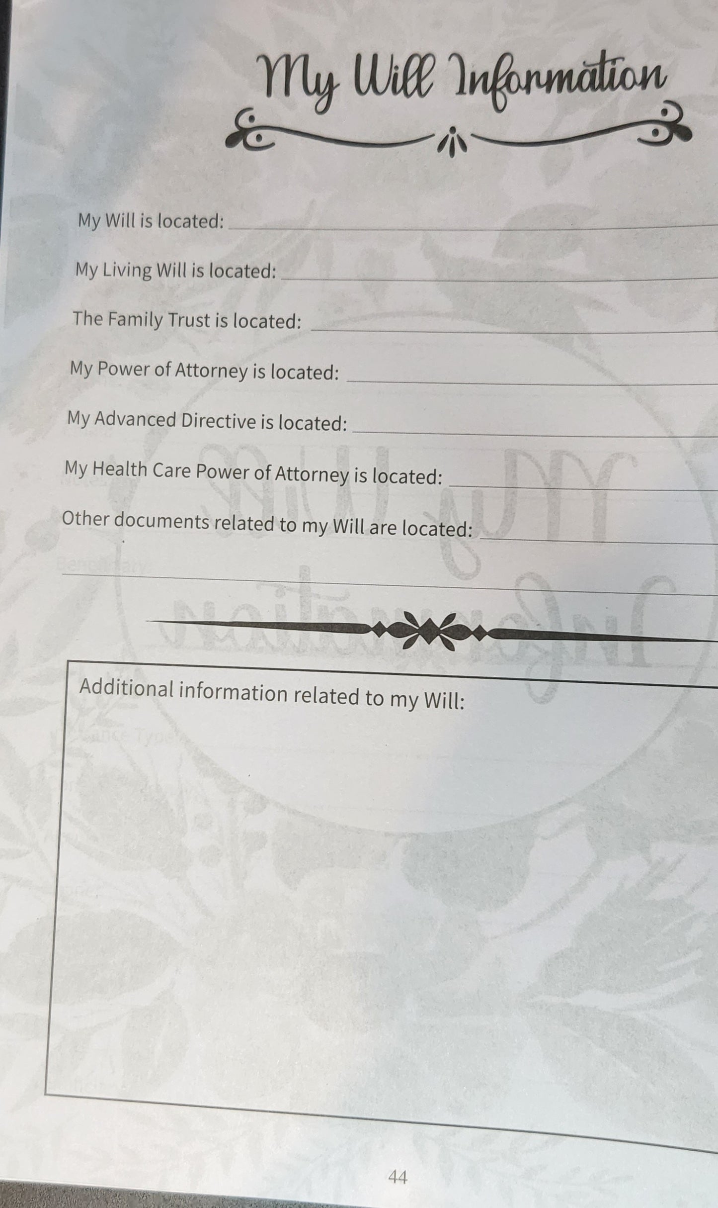 Sorry, it's Your Problem Now - End of life planner